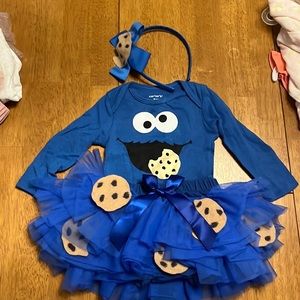 Baby Cookie Monster Costume.
